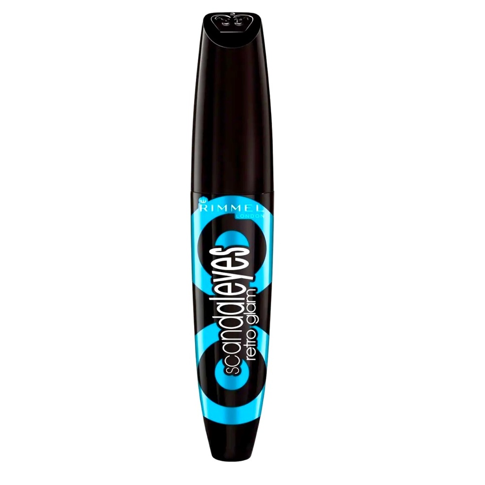 Rimmel London Scandaleyes Retro Glam Waterproof Mascara Black 001 NWT